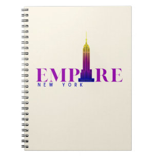 Cuaderno Edificio Empire State-Nueva York-Vibrante