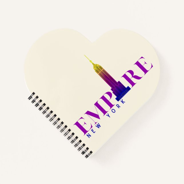 Cuaderno Edificio Empire State-Nueva York-Vibrante (Anverso)