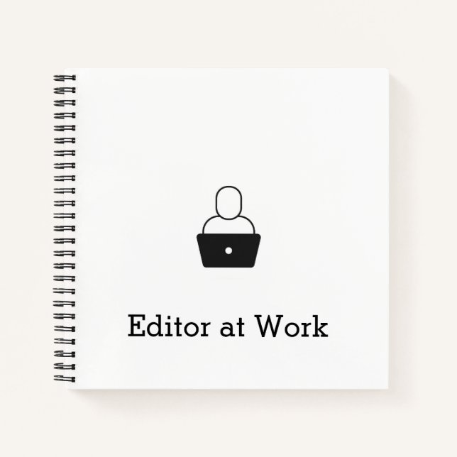 Cuaderno Editor en el bloc de notas de trabajo (Anverso)