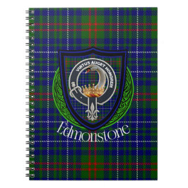 Cuaderno Edmonstone Scottish Clan Tartan & Crest