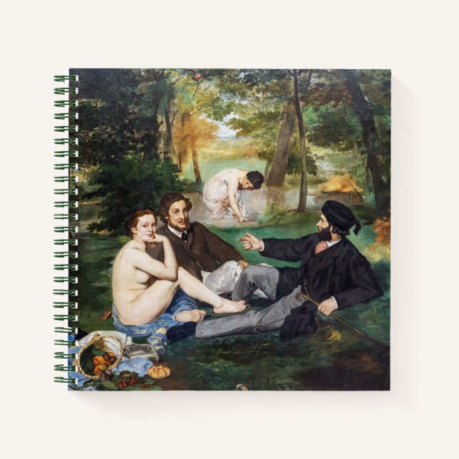 Cuaderno Edouard Manet - Almuerzo en el césped (Anverso)