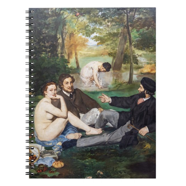 Cuaderno Edouard Manet - Almuerzo en la hierba (Frente)