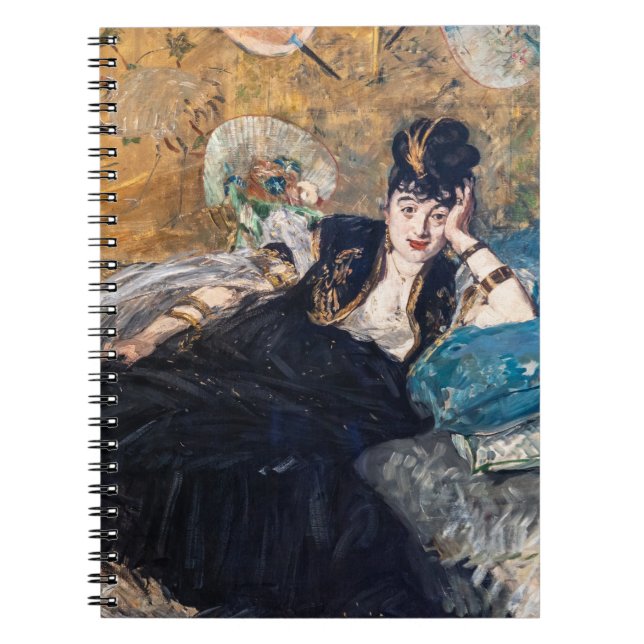 Cuaderno Edouard Manet - Dama con Abanicos (Frente)