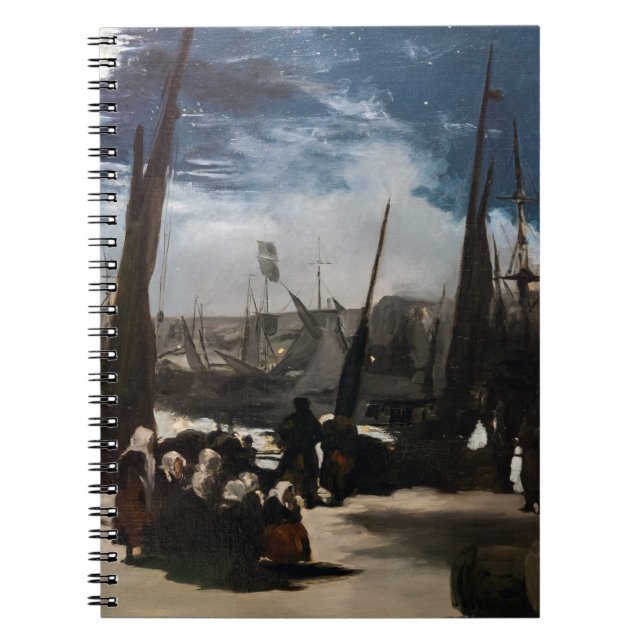 Cuaderno Edouard Manet - El puerto de Boulogne a la luz de  (Frente)