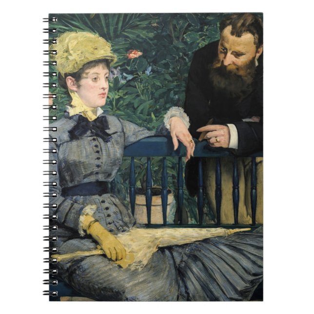 Cuaderno Edouard Manet - En el Invernadero (Frente)
