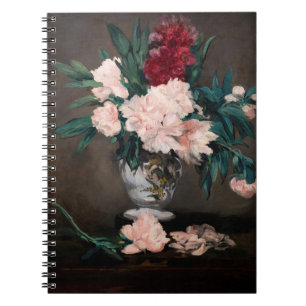 Cuaderno Edouard Manet - Jarrón de Peonías en un pequeño pe