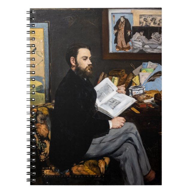 Cuaderno Edouard Manet - Retrato de Emile Zola (Frente)