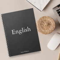 Educación personalizada en inglés gris