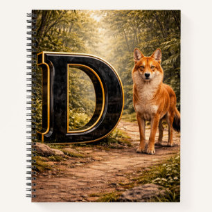 Cuaderno Educativo Alfabeto de la Jungla Letra D D