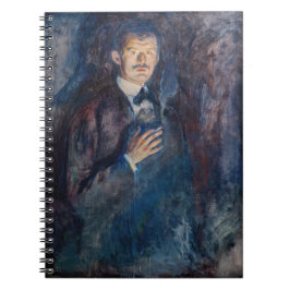 Cuaderno Edvard Munch - autorretrato con cigarrillo