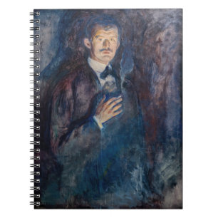 Cuaderno Edvard Munch - autorretrato con cigarrillo