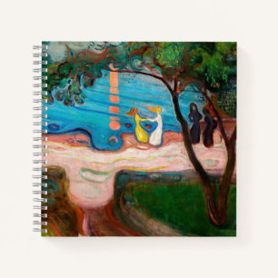 Cuaderno Edvard Munch - Baile en la playa