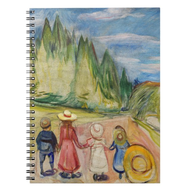 Cuaderno Edvard Munch - El Bosque de Cuentos de Hadas (Frente)