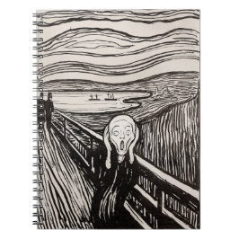 Cuaderno Edvard Munch La Impresión De Litografía De Grito F