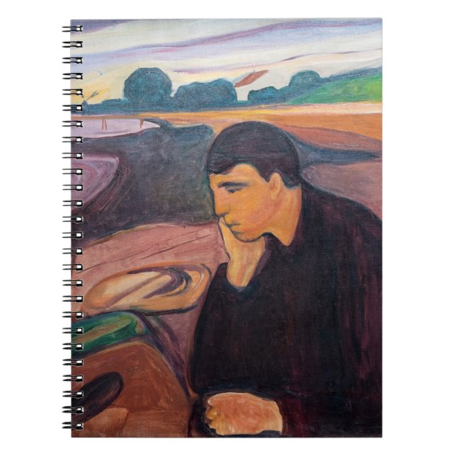 Cuaderno Edvard Munch - Melancholy 1894 (Frente)