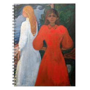 Cuaderno Edvard Munch - Rojo y Blanco