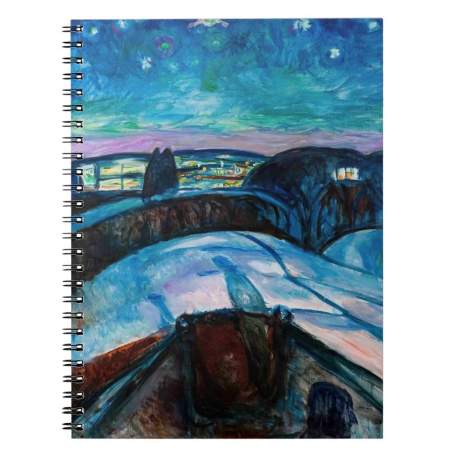 Cuaderno Edvard Munch - Starry Night 1922 (Frente)