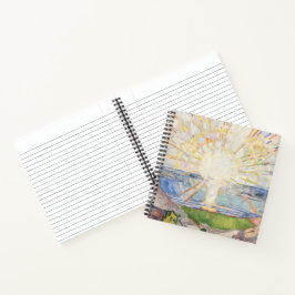 Cuaderno Edvard Munch Sunrise Art Nouveau Expressionismo