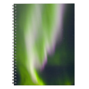 Cuaderno EE. UU., Alaska, Chena Hot Springs. Aurora boreal