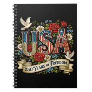 Cuaderno EE. UU. América 1776-2026 250 Años Libertad