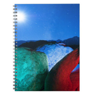 Cuaderno EE. UU., California, Alabama Hills, Foto nocturna 
