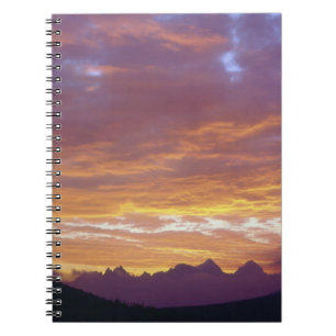 Cuaderno EE. UU., California, Atardecer sobre la Sierra Nev
