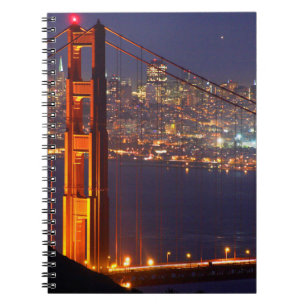 Cuaderno EE.UU., California. Puente Golden Gate de noche