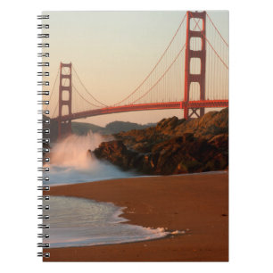 Cuaderno EE.UU., California. Vista del puente Golden Gate