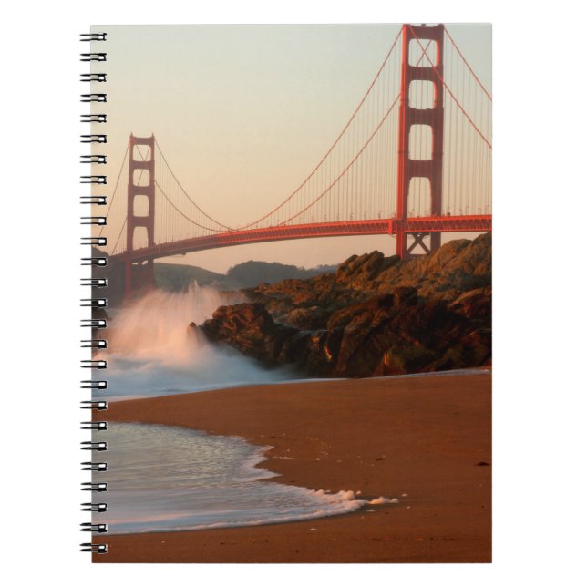 Cuaderno EE.UU., California. Vista del puente Golden Gate (Frente)