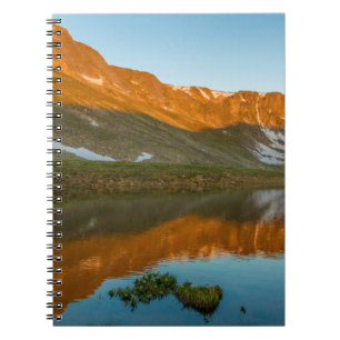Cuaderno EE. UU., Colorado, Mt. Evans. Reflejo del lago Sum