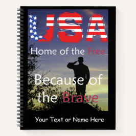 Cuaderno EE.UU. - Hogar de los libres por los valientes