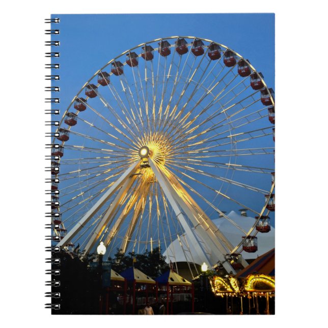 Cuaderno EE.UU., Illinois, Chicago, Cityscapes, Luz (Frente)
