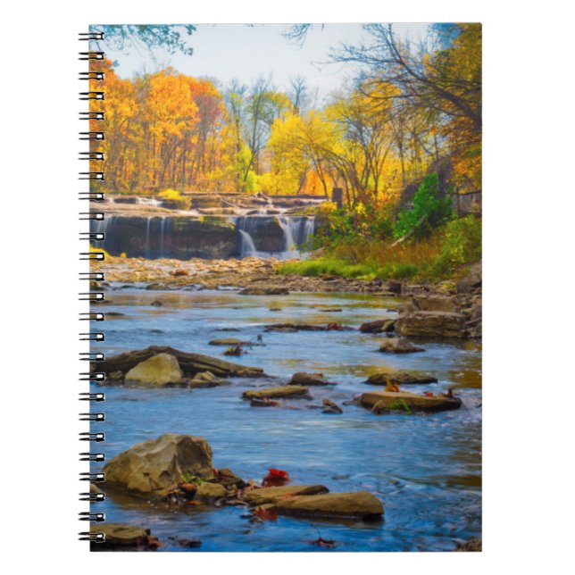 Cuaderno EE. UU., Indiana. Cataract Falls State Recreation (Frente)