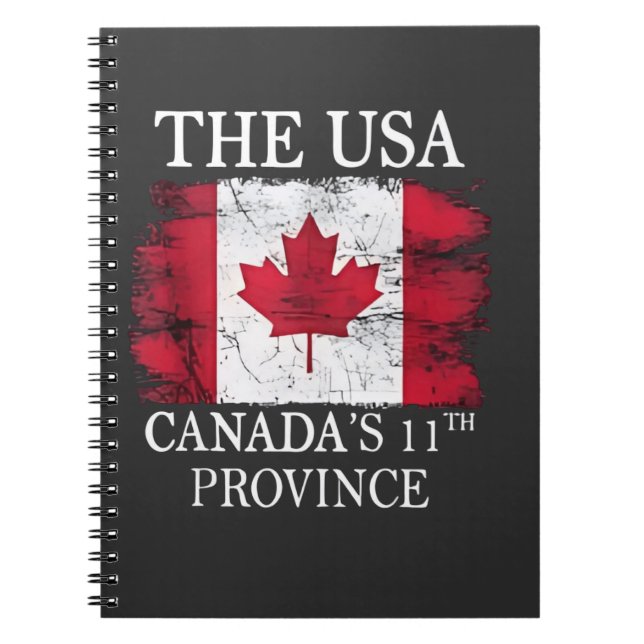 Cuaderno EE.UU., la 11ª provincia de Canadá, EE.UU. (Frente)