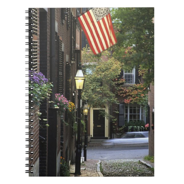 Cuaderno EE. UU., Massachusetts, Boston, Beacon Hill. (Frente)