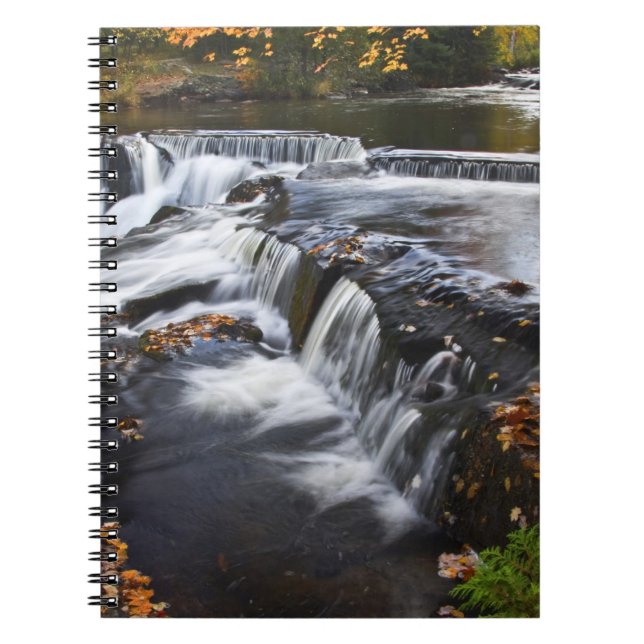 Cuaderno EE. UU., Michigan, Península Superior. Bond Falls  (Frente)