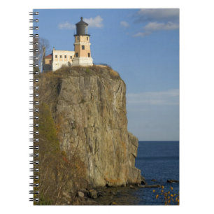 Cuaderno EE.UU., Minnesota.  Faro de Split Rock en el lago