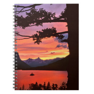 Cuaderno EE. UU., Montana, Parque Nacional Glaciar. Paisaje