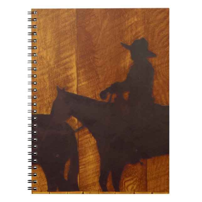 Cuaderno EE. UU., Montana, vaqueros del río Boulder a cabal (Frente)