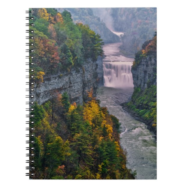 Cuaderno EE. UU., Nueva York, Parque Estatal Letchworth. Rí (Frente)