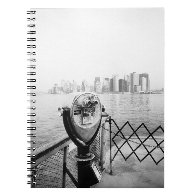 Cuaderno EE. UU., NUEVA YORK: Visor panorámico de la ciudad (Frente)