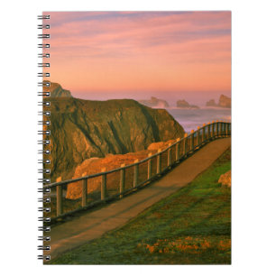Cuaderno EE. UU., Oregón, Bandon. Rocas vistas desde el sen