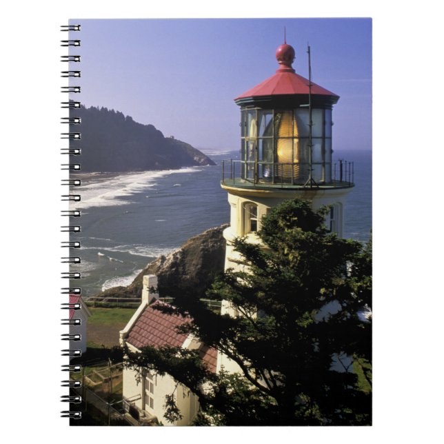 Cuaderno EE. UU., Oregón, Florence. Faro de Heceta Head (Frente)