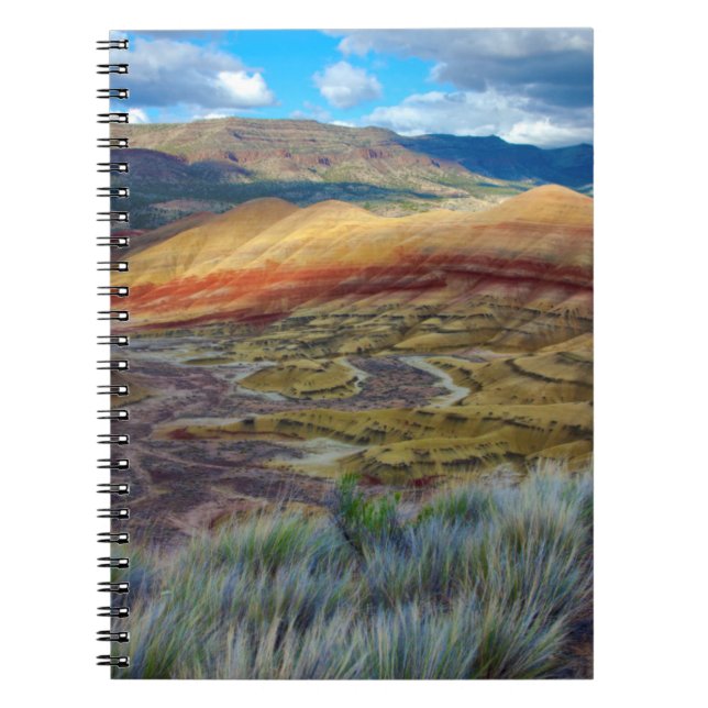 Cuaderno EE. UU., Oregón. Paisaje de las colinas pintadas (Frente)