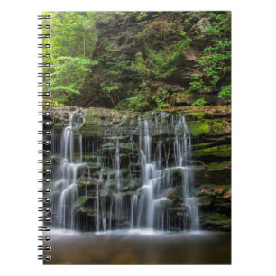 Cuaderno EE. UU., Pensilvania, Benton. Cascada en Ricketts