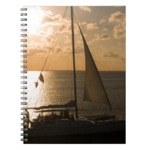 Cuaderno EE.UU., Texas, Isla del Padre Sur. Barco de vela