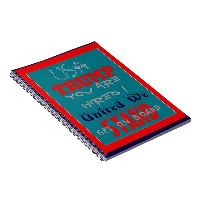 Cuaderno EE.UU. Trump, ¡estás contratado! ¡Unidos, vamos! (Lado Derecho)