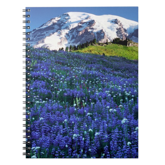 Cuaderno EE. UU., Washington, Parque Nacional Mt. Rainier.  (Frente)