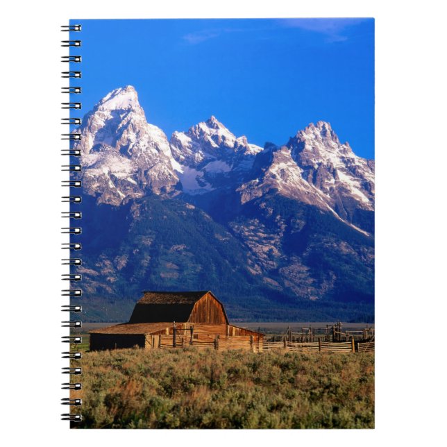 Cuaderno EE.UU., Wyoming, Parque Nacional Grand Teton, maña (Frente)