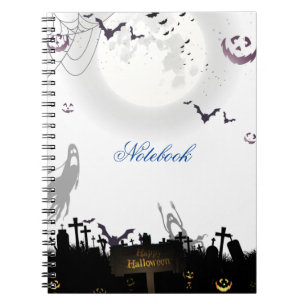 Cuaderno Eerie Elegance: Bloc de notas espiral inspirado en